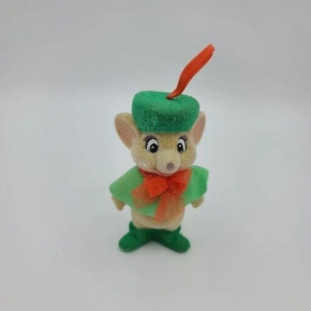 Walt Disney Rescuers Down Under Miss Bianca Plush Flock Christmas Ornament 1990